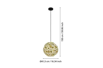 Takpendel Eglo Skoura Rund Messing 41 cm - 41 cm - Belysning - Innendørsbelysning & Lamper - Vinduslampe