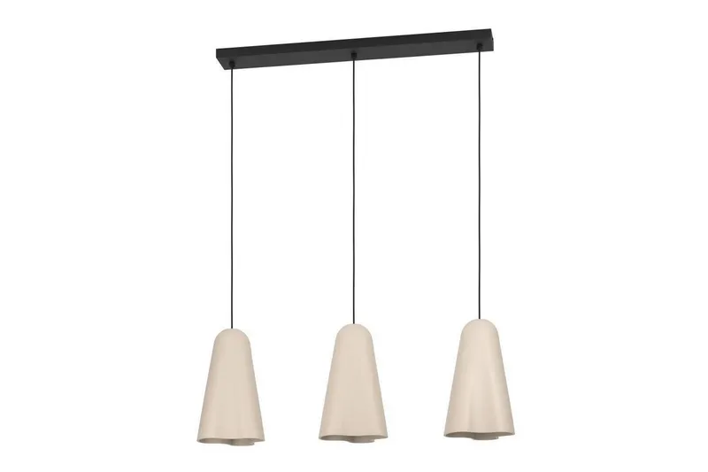 Takpendel Eglo Tolleric Sand/Svart med 3 Lamper
