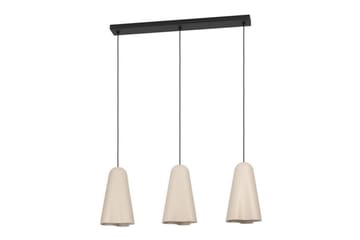 Takpendel Eglo Tolleric Sand/Svart med 3 Lamper - Belysning - Innendørsbelysning & Lamper - Vinduslampe