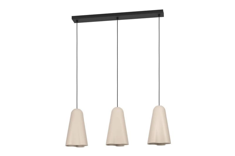 Takpendel Eglo Tolleric Sand/Svart med 3 Lamper