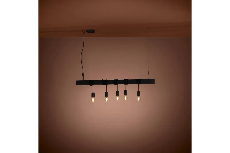 Takpendel Eglo Townshend-B Svart 5 lamper - 5 lamper - Belysning - Innendørsbelysning & Lamper - Vinduslampe