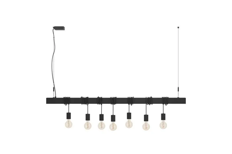 Takpendel Eglo Townshend-B Svart 7 lamper - 7 lamper - Belysning - Innendørsbelysning & Lamper - Vinduslampe