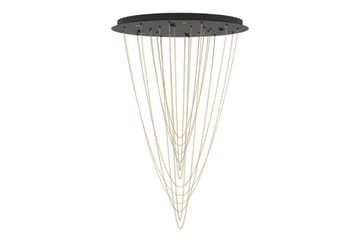 Takpendel Eglo Trepuco Svart med Kjetting i Messing - Belysning - Innendørsbelysning & Lamper - Vinduslampe