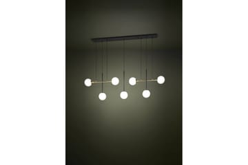 Takpendel Eglo Paz Opalhvit/Svart Messing med 7 Lamper - Belysning - Innendørsbelysning & Lamper - Vinduslampe