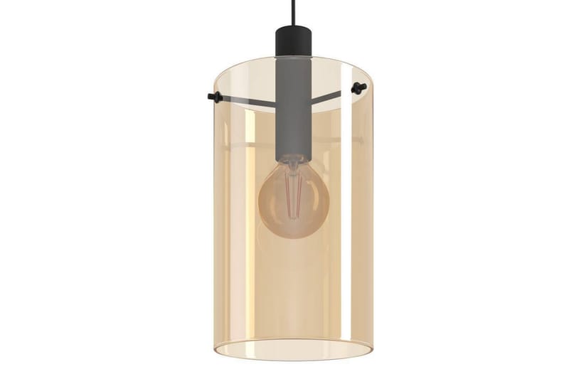 Takpendel Eglo Polverara Svart/Amber 2 Lamper - 2 Lamper - Belysning - Innendørsbelysning & Lamper - Vinduslampe