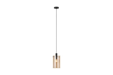 Takpendel Eglo Polverara Svart/Amber 1 lampe - 1 lampe - Belysning - Innendørsbelysning & Lamper - Vinduslampe