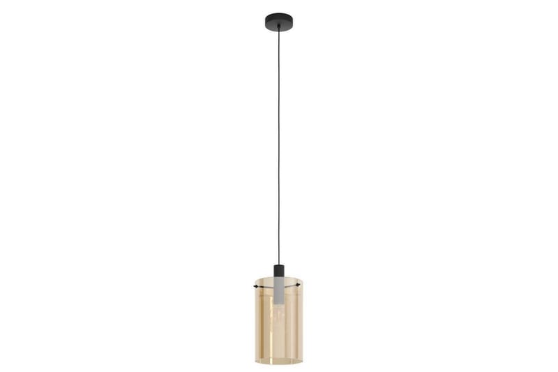 Takpendel Eglo Polverara Svart/Amber 1 lampe - 1 lampe - Belysning - Innendørsbelysning & Lamper - Vinduslampe