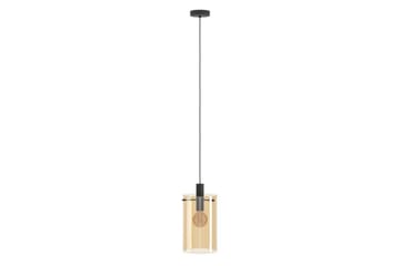 Takpendel Eglo Polverara Svart/Amber 1 lampe - 1 lampe - Belysning - Innendørsbelysning & Lamper - Vinduslampe