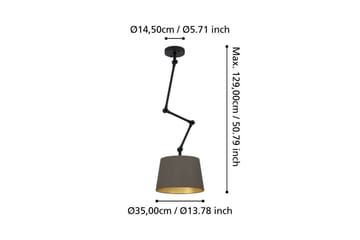 Takpendel Eglo Pistunio Cappuccino/Messing/Svart - Cappuccino/Messing/Svart - Belysning - Innendørsbelysning & Lamper - Vinduslampe