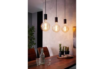 Takpendel Eglo Pozueta med 3 Lamper - Svart - Belysning - Innendørsbelysning & Lamper - Vinduslampe