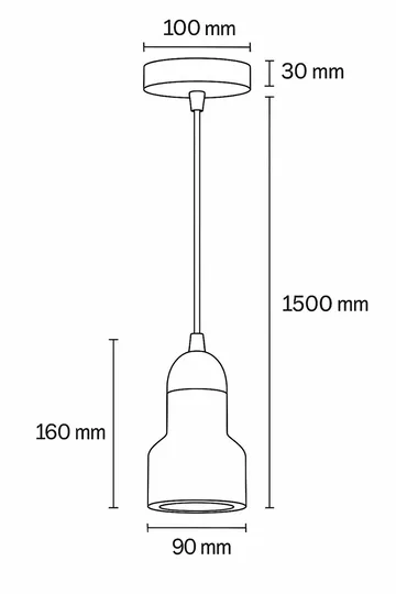 Talvenn pendellampe - Beige og Valnøtt - Belysning - Innendørsbelysning & Lamper - Vinduslampe
