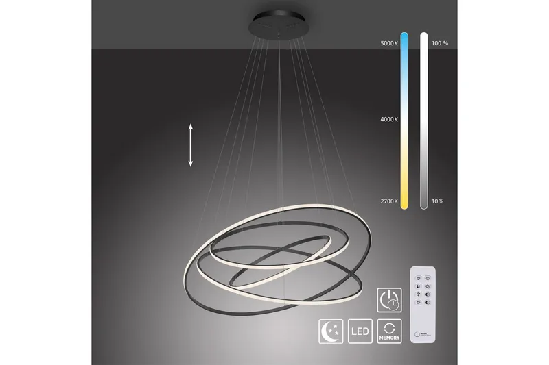 Tessara Paul Neuhaus Taklampe - Belysning - Innendørsbelysning & Lamper - Vinduslampe