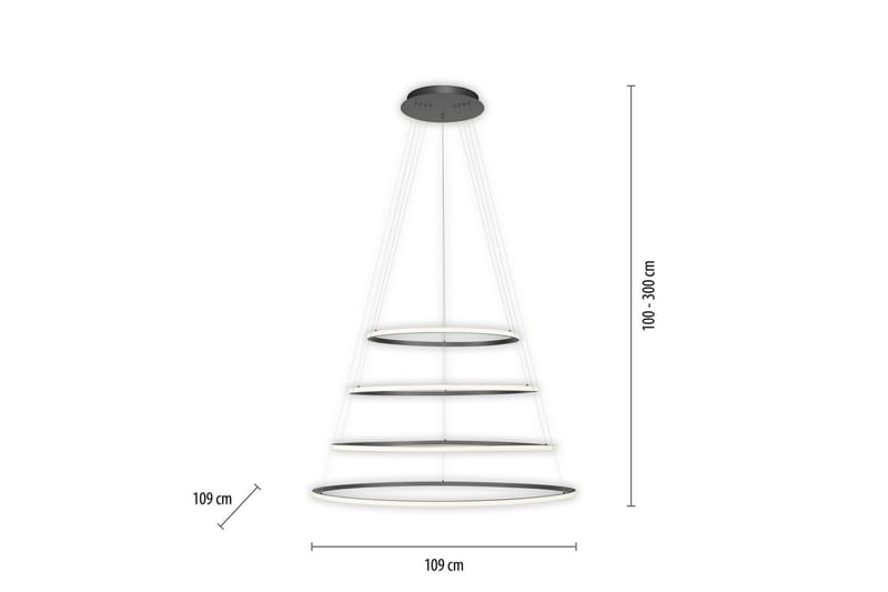 Tessara Paul Neuhaus Taklampe - Belysning - Innendørsbelysning & Lamper - Vinduslampe
