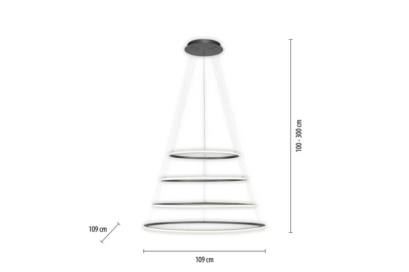 Tessara Paul Neuhaus Taklampe - Belysning - Innendørsbelysning & Lamper - Vinduslampe