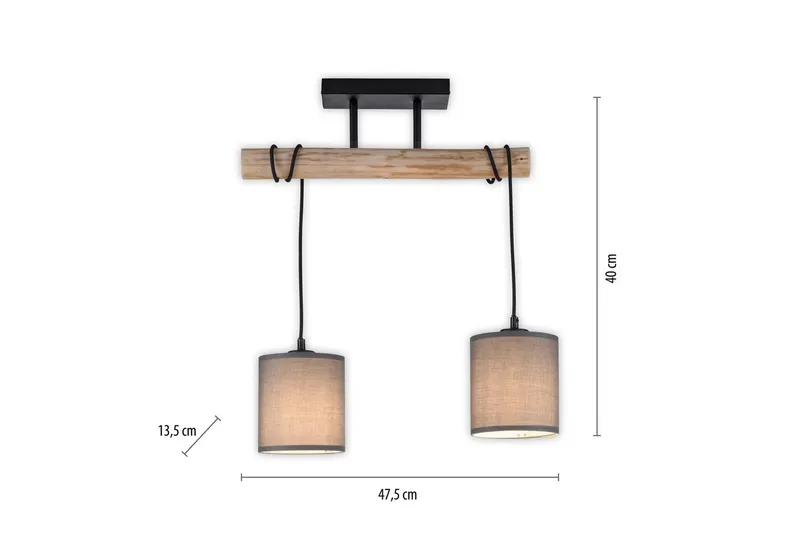 Tribu Just Light Taklampe - Belysning - Innendørsbelysning & Lamper - Vinduslampe