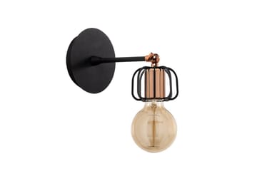 Vegg lampe Griffin Innrammet Svart - Svart - Belysning - Innendørsbelysning & Lamper - Vinduslampe