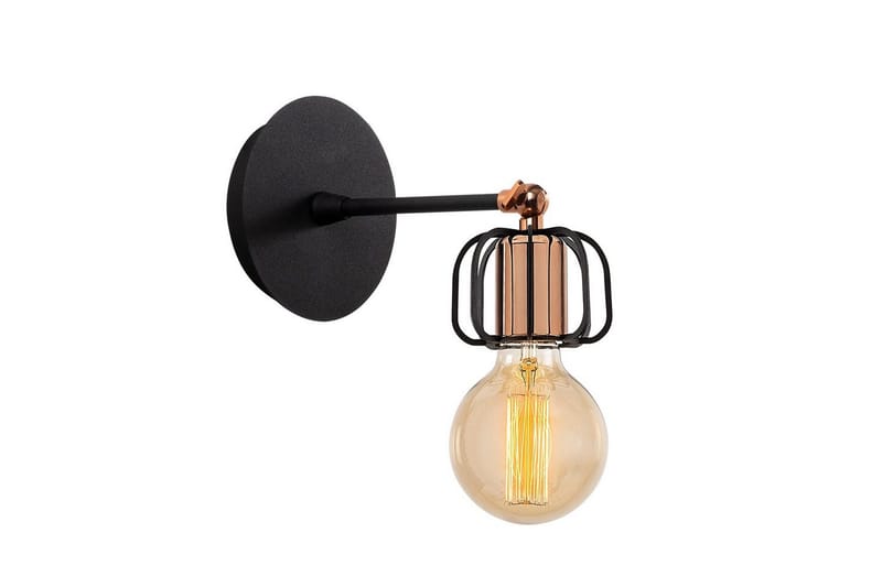 Vegg lampe Griffin Innrammet Svart - Svart - Belysning - Innendørsbelysning & Lamper - Vinduslampe