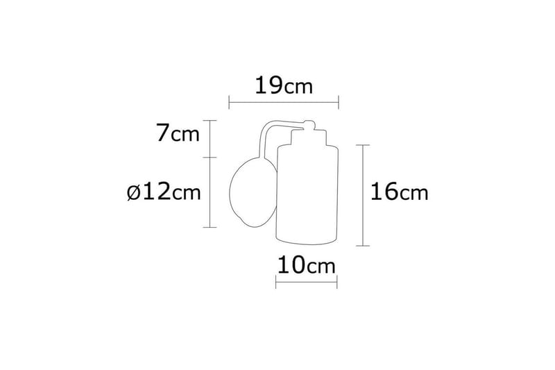 Vegg lampe Jaska Enkelt Sølv - Sølv - Belysning - Innendørsbelysning & Lamper - Vinduslampe
