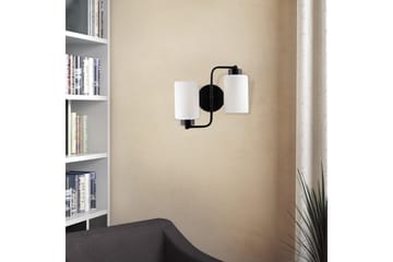 Vegg lampe Jaska To Svart - Svart - Belysning - Innendørsbelysning & Lamper - Vinduslampe