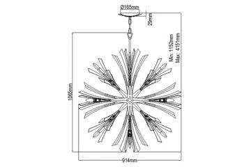 Vida Hinkley Taklampe - Belysning - Innendørsbelysning & Lamper - Vinduslampe