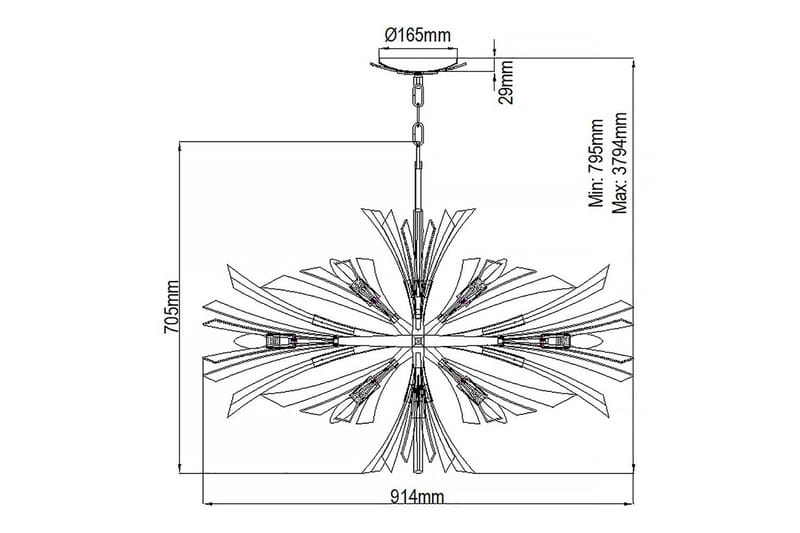 Vida Hinkley Taklampe - Belysning - Innendørsbelysning & Lamper - Vinduslampe