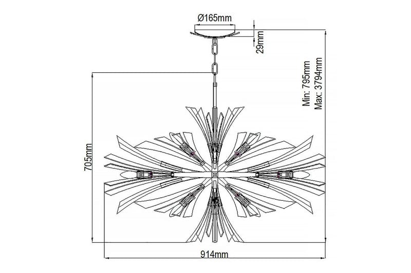 Vida Hinkley Taklampe - Belysning - Innendørsbelysning & Lamper - Vinduslampe