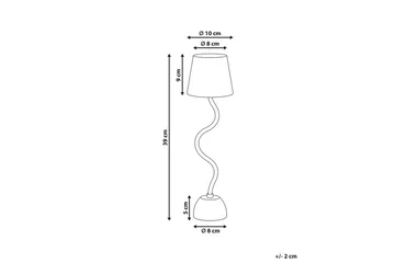 Vougali LED Bordlampe 39 cm - Beige - Belysning - Innendørsbelysning & Lamper - Bordlampe