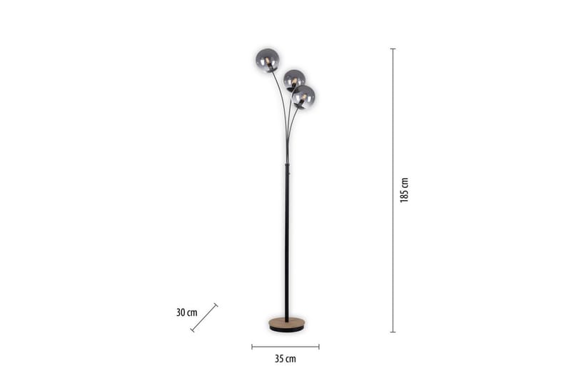 Widow Just Light Gulvlampe - Belysning - Innendørsbelysning & Lamper - Gulvlampe