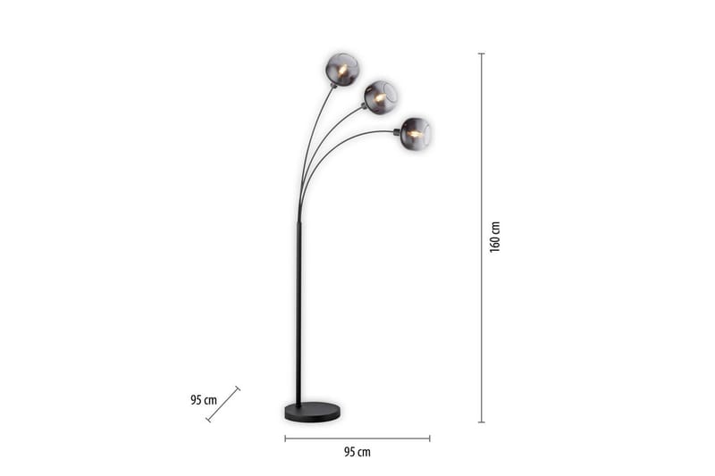 Zea Just Light Gulvlampe - Belysning - Innendørsbelysning & Lamper - Gulvlampe