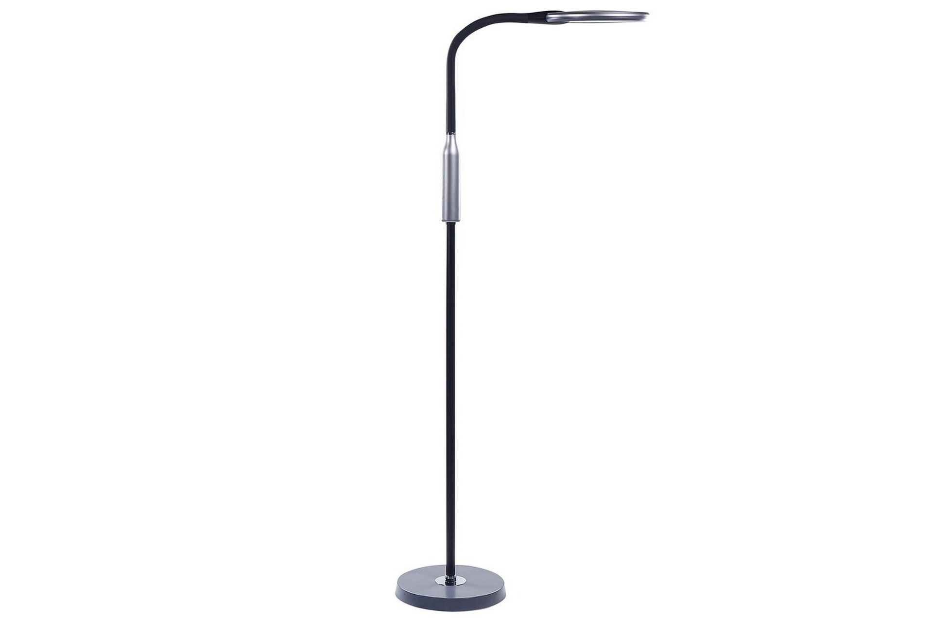 Gulvlampe LED-lampe Svart Syntetisk Materiale 148 cm Dimming Moderne Belysning Hjemmekontor