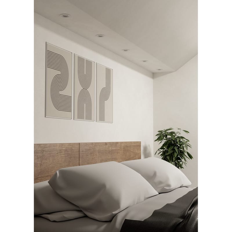Innfelt lampe Barranco 90 mm 4000K Set om 3 - Hvit - Belysning - Downlights & spotlights