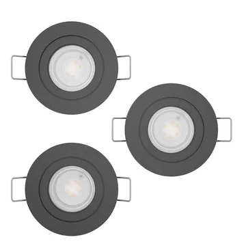 Innfelt lampe Barranco IP44 30 mm 3000K Sett på 3 - 8,4 cm - Belysning - Downlights & spotlights
