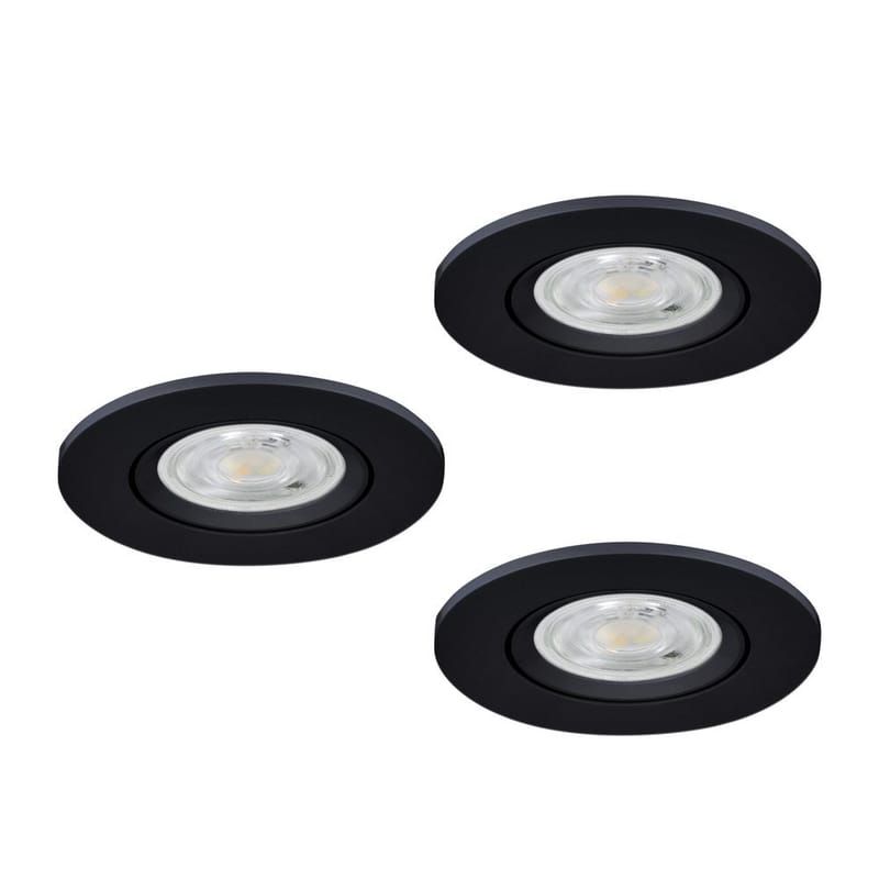 Innfelt lampe Barranco IP44 30 mm 3000K Sett på 3 - 8,4 cm - Belysning - Downlights & spotlights