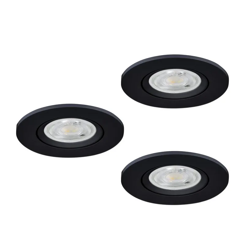 Innfelt lampe Barranco IP44 30 mm 3000K Sett på 3 - 8,4 cm - Belysning - Downlights & spotlights