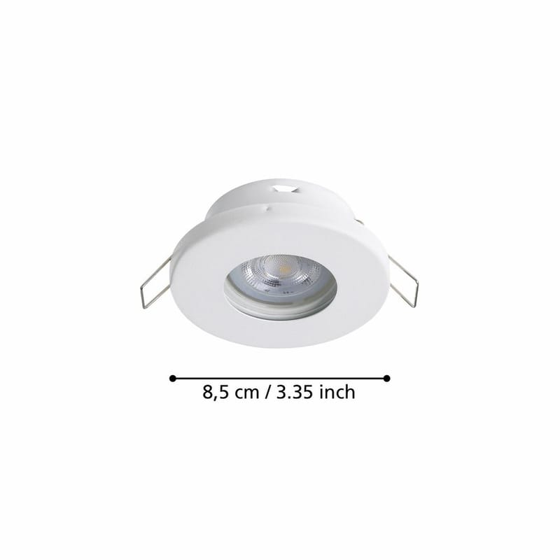 Innfelt lampe Favazzina 85 mm sett med 3 - Hvit - Belysning - Downlights & spotlights