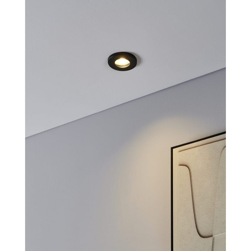 Innfelt lampe Favazzina 85 mm sett med 3 - Sort - Belysning - Downlights & spotlights