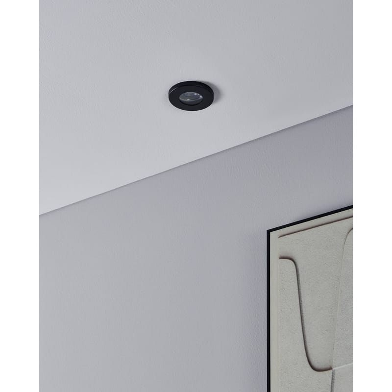 Innfelt lampe Favazzina 85 mm sett med 3 - Sort - Belysning - Downlights & spotlights