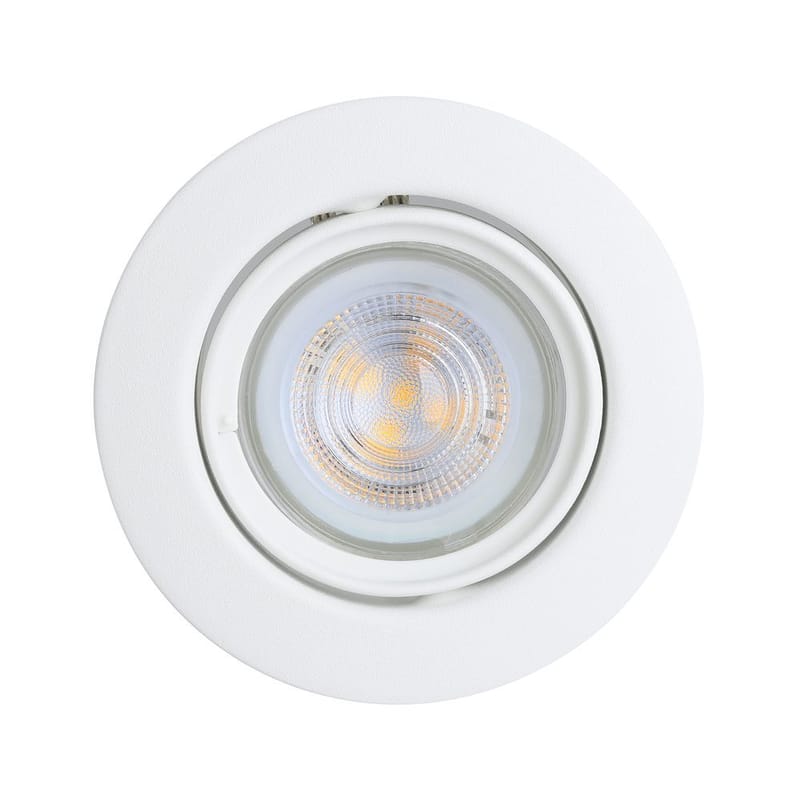 Innfelt lampe Favazzina 88 mm sett med 3 - Hvit - Belysning - Downlights & spotlights