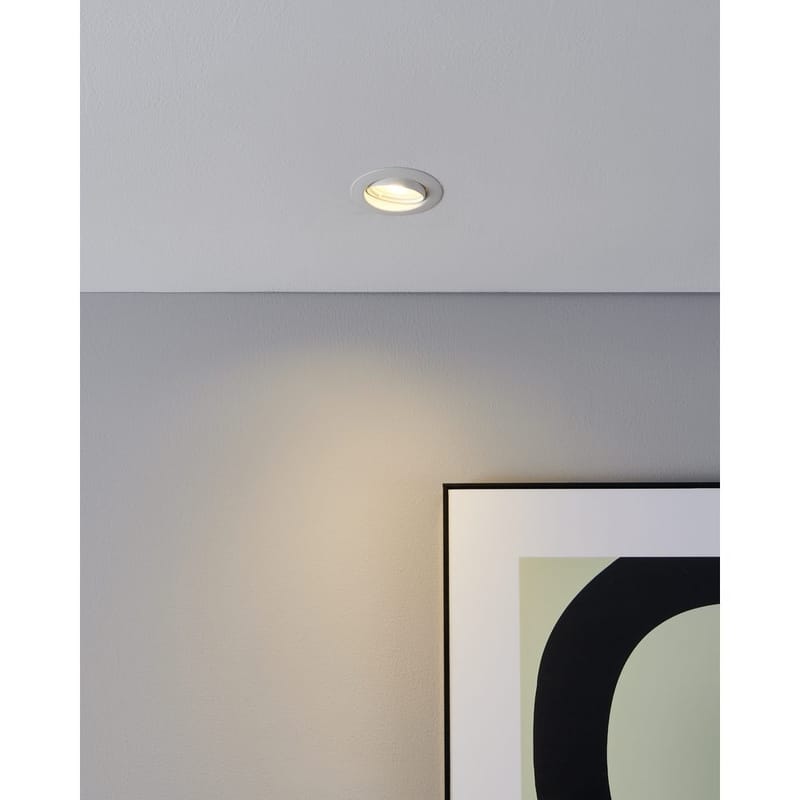Innfelt lampe Favazzina 88 mm sett med 3 - Hvit - Belysning - Downlights & spotlights