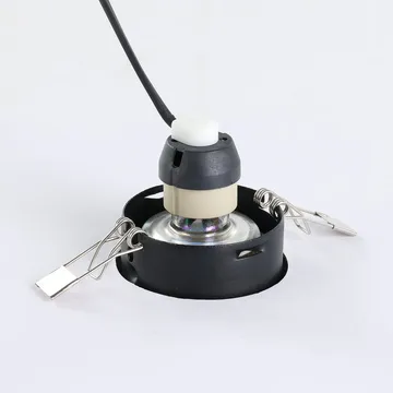 Innfelt lampe Favazzina 88 mm sett med 3 - Sort - Belysning - Downlights & spotlights