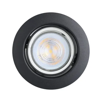 Innfelt lampe Favazzina 88 mm sett med 3 - Sort - Belysning - Downlights & spotlights