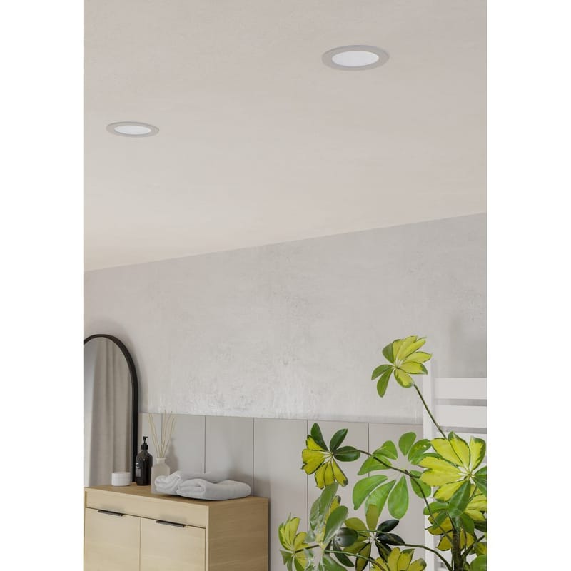 Innfelt lampe Fueva - Hvit, 117 mm - Belysning - Downlights & spotlights