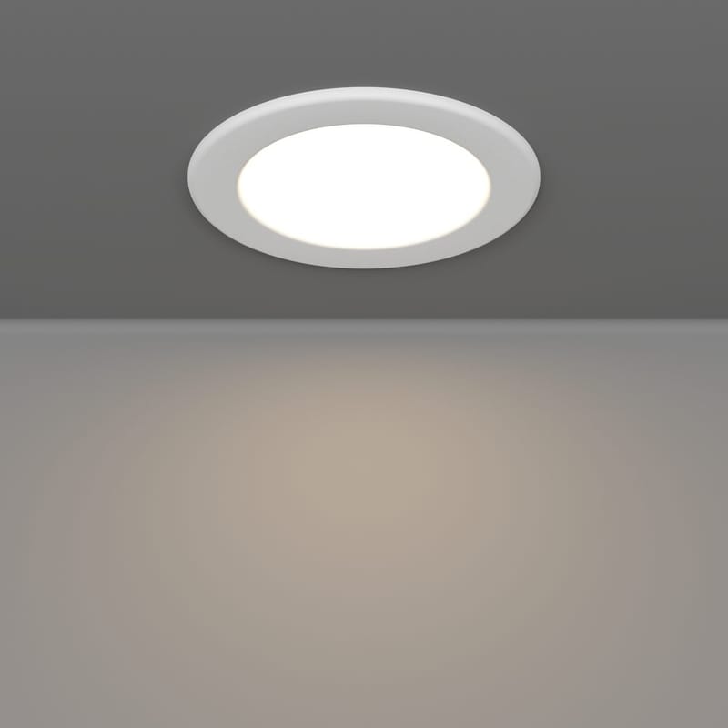 Innfelt lampe Fueva - Hvit, 117 mm - Belysning - Downlights & spotlights