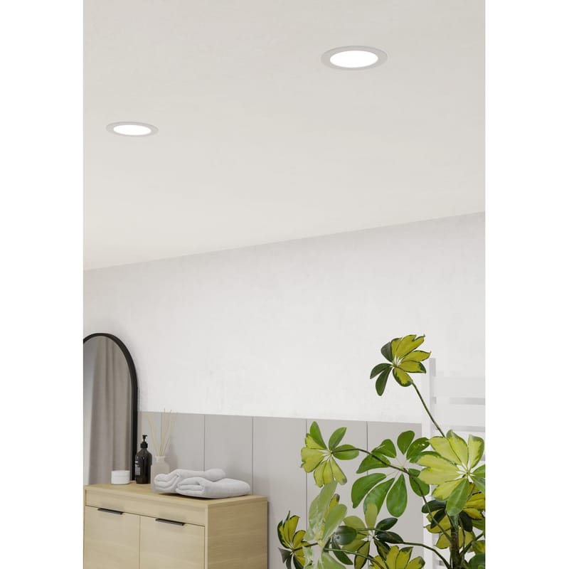 Innfelt lampe Fueva - Hvit, 117 mm - Belysning - Downlights & spotlights