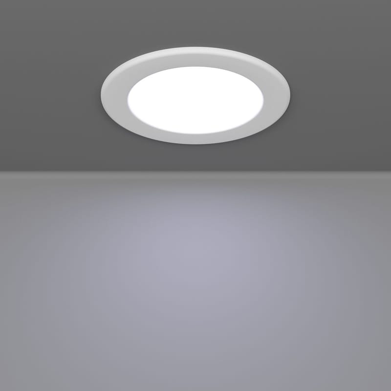 Innfelt lampe Fueva - Hvit, 117 mm - Belysning - Downlights & spotlights