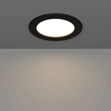 Innfelt lampe Fueva - Sort, 117 mm - Belysning - Downlights & spotlights