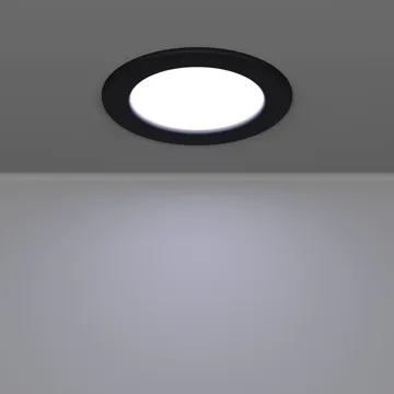 Innfelt lampe Fueva - Sort, 117 mm - Belysning - Downlights & spotlights