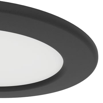 Innfelt lampe Fueva - Sort, 117 mm - Belysning - Downlights & spotlights