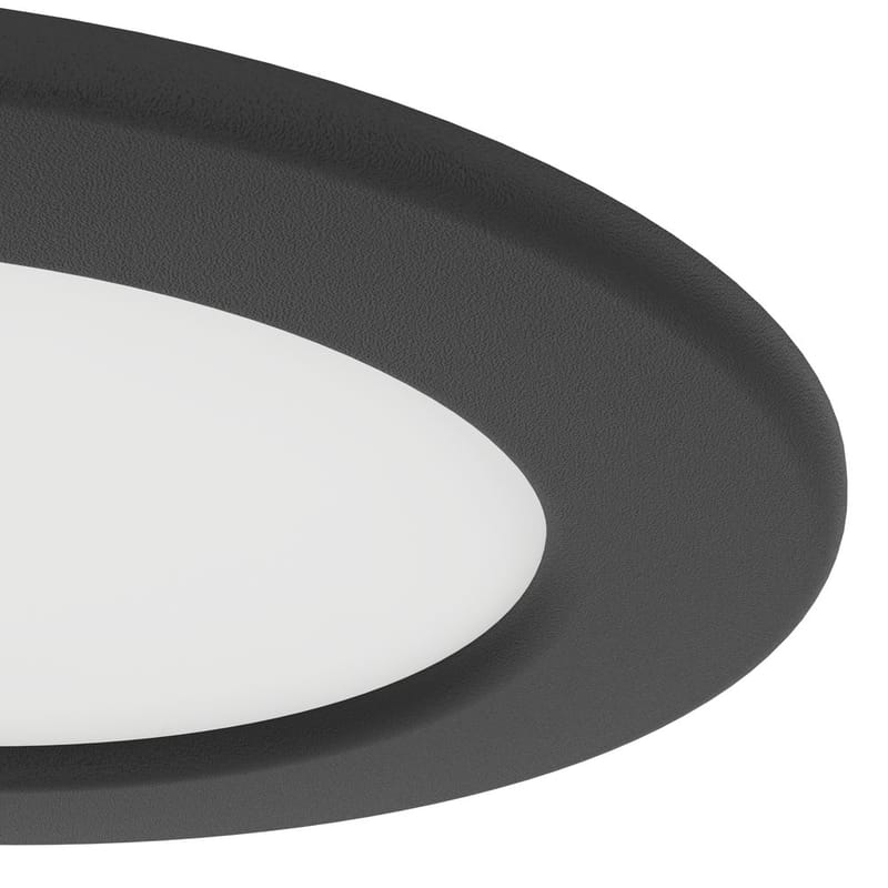 Innfelt lampe Fueva - Sort, 117 mm - Belysning - Downlights & spotlights