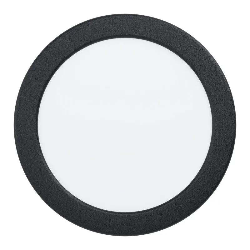 Innfelt lampe Fueva, Sort, 166 mm